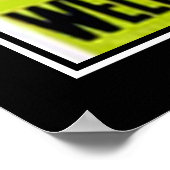 Oude poster Voetbal retro (Hoek)