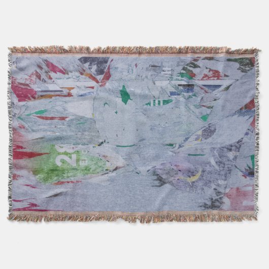 Oude posters winterlook wit groen grijs rood 28 deken (Voorkant)