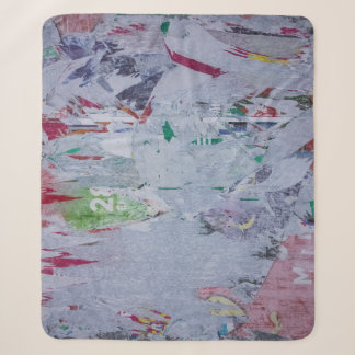 Oude posters winterlook wit groen grijs rood 28 sherpa deken