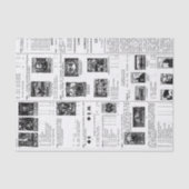 Oude Postzegel Tissuepapier (Voorkant)