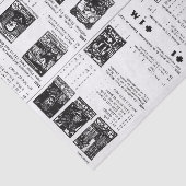 Oude Postzegel Tissuepapier (Detail)