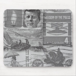 Oude postzegels Mousepad Muismat