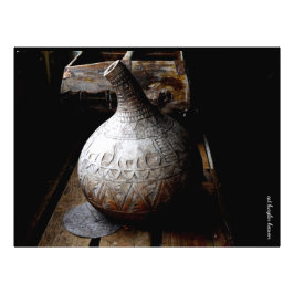 Oude pot foto afdruk