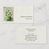 Oude Pot met Goud en Regenboog Visitekaartje (Voorkant / Achterkant)