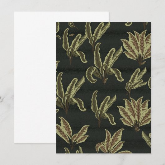 Oude Potplanten Kaart (Voorkant / Achterkant)