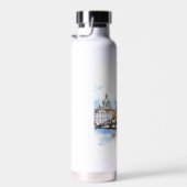 Oude Praag, Karelsbrug waterverf Waterfles (Rechts)