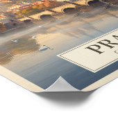 Oude Praag Tsjechië Reisposter Poster (Hoek)
