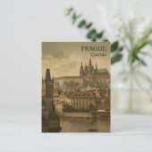 Oude Praagse Herinneringen  Europese Reisansichtka Briefkaart (Staand voorkant)