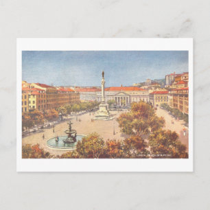 Oude Praca de Sao Pedro, Lissabon, Portugal Briefkaart
