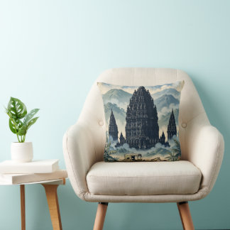 Oude Prambanan Hindoe Tempel Java Indonesië Kussen