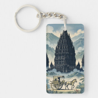 Oude Prambanan Hindoe Tempel Java Indonesië Sleutelhanger
