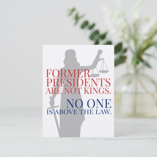 Oude Presidenten zijn niet meer dan de wet Kaart (Staand voorkant)