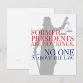 Oude Presidenten zijn niet meer dan de wet Kaart (Voorkant / Achterkant)