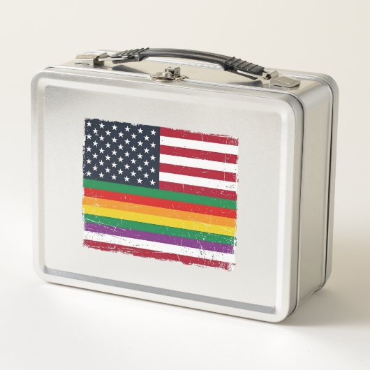 Oude Pride-vlag met distressed vector shirt ontwer (Voorkant)