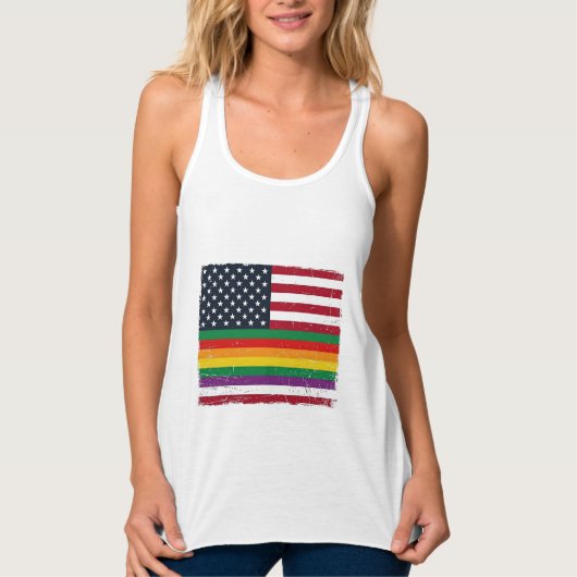 Oude Pride-vlag Vervallen Vector T-shirt Ontwerp_ (Voorkant)