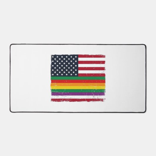 Oude Pride-vlag Vervallen Vector T-shirt Ontwerp_ Bureaumat (Voorkant)