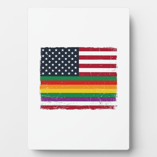 Oude Pride-vlag Vervallen Vector T-shirt Ontwerp_ Fotoplaat (voorkant)