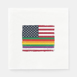 Oude Pride-vlag Vervallen Vector T-shirt Ontwerp_ Servet