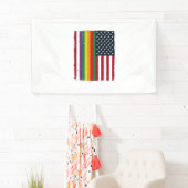 Oude Pride-vlag Vervallen Vector T-shirt Ontwerp_ Spandoek (Insitu)