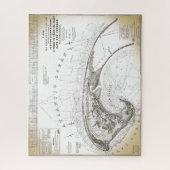 Oude  princetown Cape Cod Map Jigzaag Puzzl Legpuzzel (Verticaal)