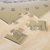 Oude  princetown Cape Cod Map Jigzaag Puzzl Legpuzzel (Zijkant)