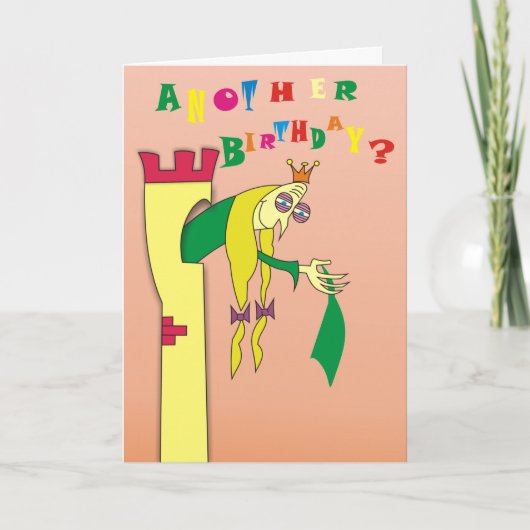 Oude Prinses in Kaarten van de Verjaardag van de (Voorkant)