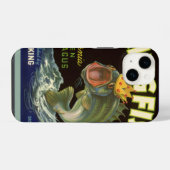 Oude Product Blik Label Kunst, Kingfish Asperges iPhone Hoesje (Achterkant horizontaal)