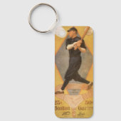 Oude productlabelkunst, Boston Garter voor sokken Sleutelhanger (Voorkant)