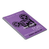 Oude projector - 70e verjaardag van GuestBook Notitieboek (Rechterzijde)