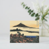 Oude provincie Kai | Katsushika Hokusai tekening Briefkaart (Staand voorkant)