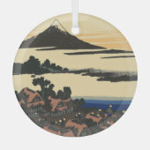 Oude provincie Kai | Katsushika Hokusai tekening Glas Ornament (Voorkant)