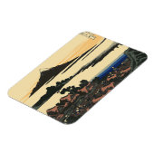 Oude provincie Kai | Katsushika Hokusai tekening Magneet (Linkerzijde)