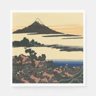 Oude provincie Kai   Katsushika Hokusai tekening Servet