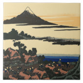 Oude provincie Kai | Katsushika Hokusai tekening Tegeltje (Voorkant)