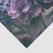 Oude Pruim Paarse Hortensia Decoupage Tissuepapier (Detail)