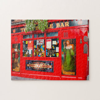 Oude pubs in Dublin. Ierland Legpuzzel