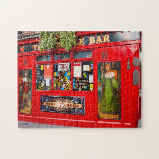 Oude pubs in Dublin. Ierland Legpuzzel (Horizontaal)