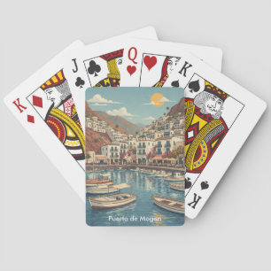 Oude Puerto de Mogán Gran Canaria Canarische Eilan Pokerkaarten