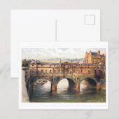 Oude Pulteney-brug, Bath, Engeland Briefkaart (Voorkant / Achterkant)