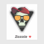 Oude punkers sterven nooit sticker (Vel)