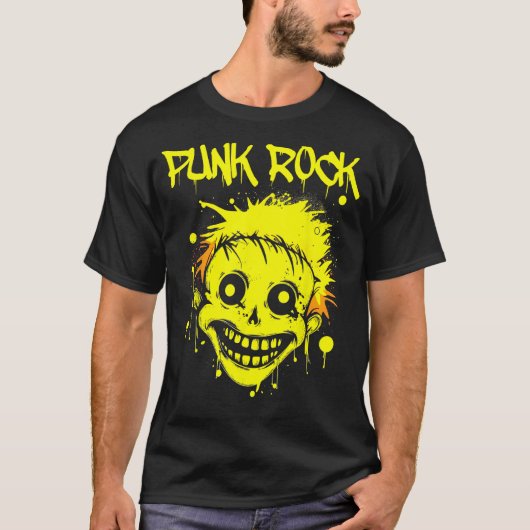 Oude Punkrockconcert Punk T-shirt (Voorkant)