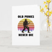 Oude Punks sterven nooit, Punk Professional Kaart (Gele Bloem)