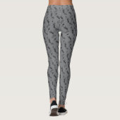 Oude punks sterven nooit skeleton rock op gothic leggings (Achterkant)