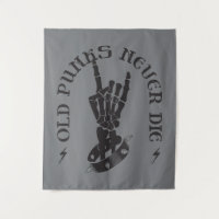 Oude punks sterven nooit skeleton rock op gothic