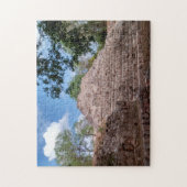 Oude Pyramiden van Mexico. Legpuzzel (Verticaal)