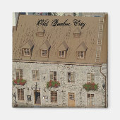 Oude Quebec Stadsmagneet Magneet (Voorkant)