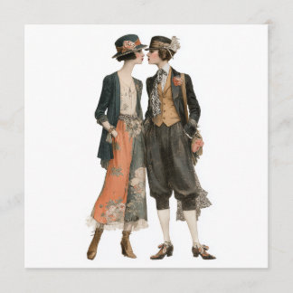 Oude queer mode modellen 3 - decoupage vel, kaart