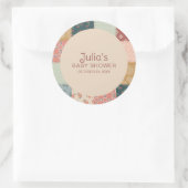 Oude quilt baby shower sticker (Tas)