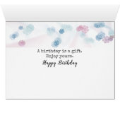 Oude Quilt Pattern voor Birthday (Binenzijde Horizontaal (Onderkant))