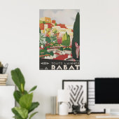 Oude Rabat Marokko Reisposter Noord-Afrika Poster (Thuiskantoor)